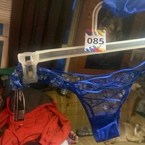#85 New with tags Victoria’s Secert blue sexy panty